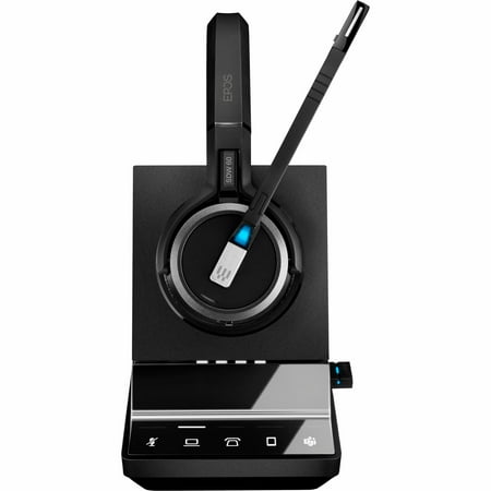 EPOS IMPACT SDW 5066T Headset - Microsoft Teams Certification - Stereo - USB - Wired/Wireless - DECT - 590.6 ft - 20 Hz - 20 kHz - On-ear - Binaural - Ear-cup - Noise Cancelling MEMS Technology Mi...